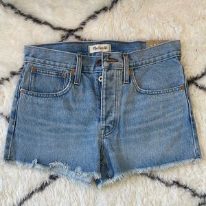 Madewell Relaxed Denim Shorts, Size 26